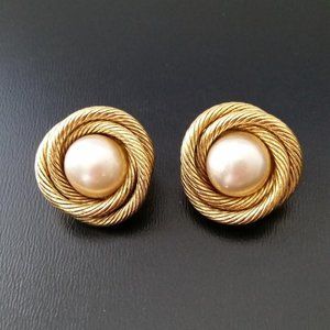 Authentic Vintage Chanel Clip on Earrings